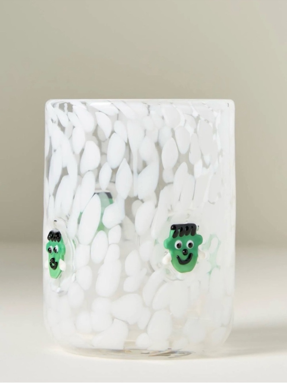 Anthropologie Icon Juice Glass Frankenstein Edition